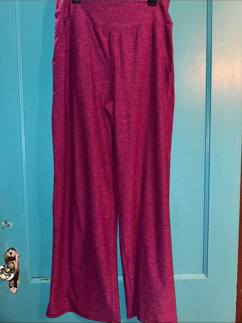 Girls' Magenta Wide-Leg Leggings-NWOT